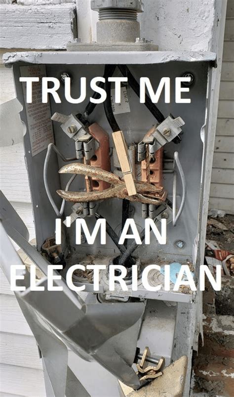 electrical box meme|best electrician memes.